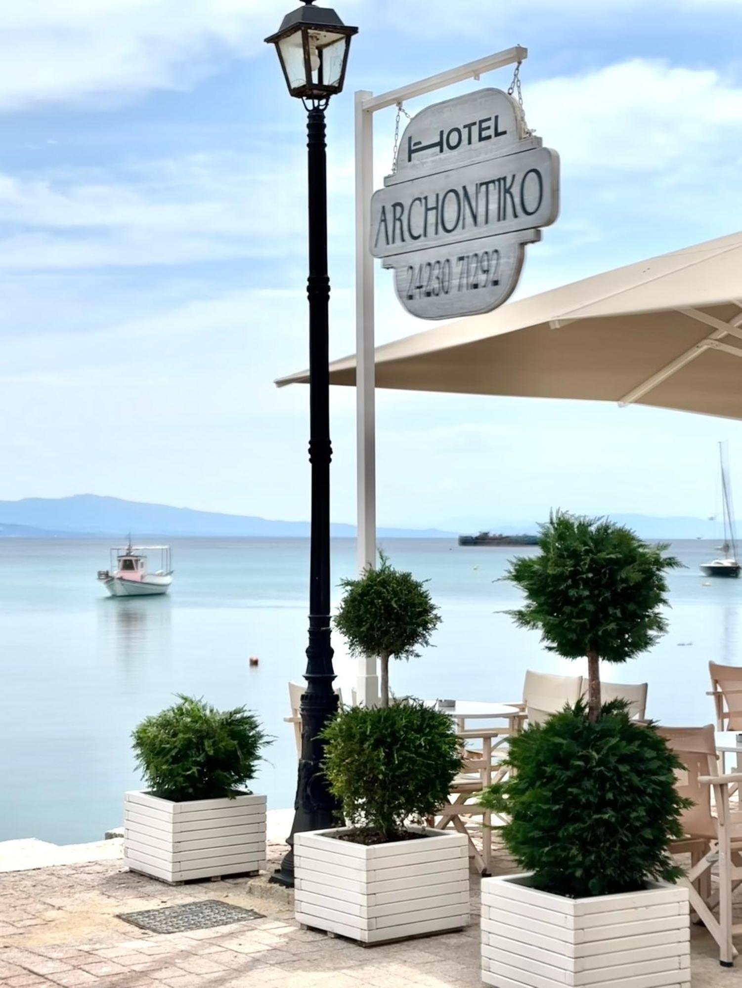 Archontiko Seaside Hotel ปลาตานิอาส ภายนอก รูปภาพ