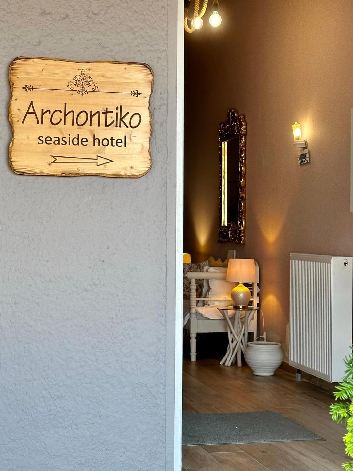 Archontiko Seaside Hotel ปลาตานิอาส ภายนอก รูปภาพ