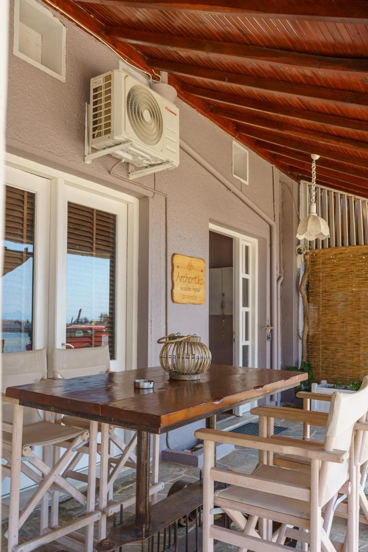 Archontiko Seaside Hotel ปลาตานิอาส ภายนอก รูปภาพ