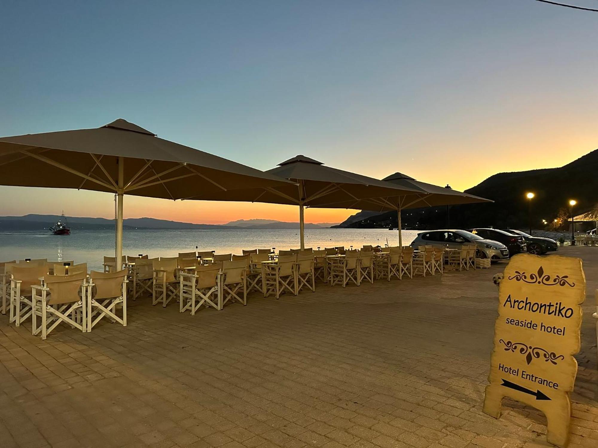 Archontiko Seaside Hotel ปลาตานิอาส ภายนอก รูปภาพ